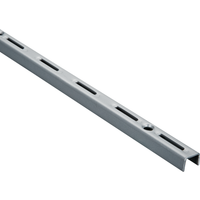Single-Wandschiene, silbern, 50 cm