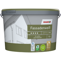 toom Fassadenweiß seidenmatt 15 l