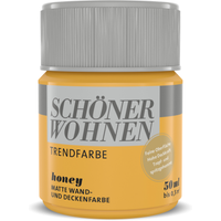 Schöner Wohnen Farbe Trendfarbe 'Honey' gelb matt 50 ml