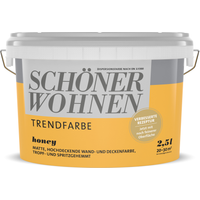 Schöner Wohnen Farbe Trendfarbe 'Honey' gelb matt 2,5 l