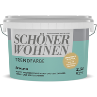 Schöner Wohnen Farbe Trendfarbe 'Frozen' blau matt 2,5 l