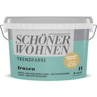 Schöner Wohnen Farbe Trendfarbe 'Frozen' blau matt 1 l