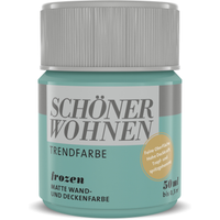 Schöner Wohnen Farbe Trendfarbe 'Frozen' blau matt 50 ml