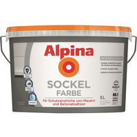 Alpina Sockelfarbe schiefergrau matt 5 l