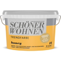 Schöner Wohnen Farbe Trendfarbe 'Honey' gelb matt 1 l