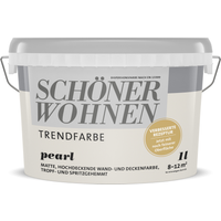 Schöner Wohnen Farbe Trendfarbe 'Pearl' perlweiß matt 1 l