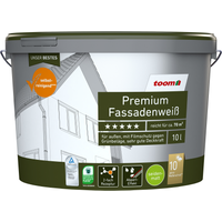 toom Premium-Fassadenweiß seidenmatt 10 l