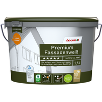 toom Premium-Fassadenweiß seidenmatt 2,5 l