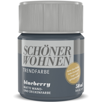 Schöner Wohnen Farbe Trendfarbe 'Blueberry' blau matt 50 ml