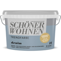 Schöner Wohnen Farbe Trendfarbe 'Denim' jeansblau matt 1 l