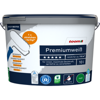 toom Premiumweiß matt 10 l
