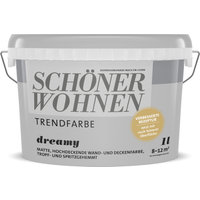 Schöner Wohnen Farbe Trendfarbe 'Dreamy' grau matt 1 l