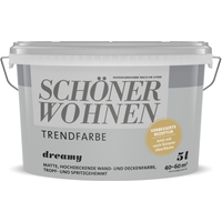 Schöner Wohnen Farbe Trendfarbe 'Dreamy' grau matt 5 l