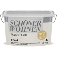 Schöner Wohnen Farbe Trendfarbe 'Pearl' perlweiß matt 5 l