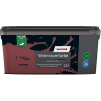 toom Wohnraumfarbe kirschrot matt 2,5 l