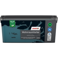 toom Wohnraumfarbe türkis matt 2,5 l