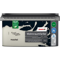 toom Wohnraumfarbe 'Muschel' hellbeige matt 1 l