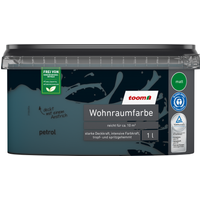 toom Wohnraumfarbe petrolfarben matt 1 l