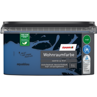 toom Wohnraumfarbe aquablau matt 1 l