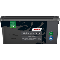 toom Wohnraumfarbe schwarz matt 2,5 l