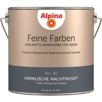 Alpina Feine Farben 'Himmlische Nachtmusik' mitternachtsblau seidenmatt 2,5 l