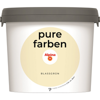 Alpina Wandfarbe 'Pure Farben' blassgrün matt 2,5 l