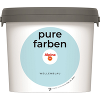 Alpina Wandfarbe 'pure farben' wellenblau matt 2,5 l