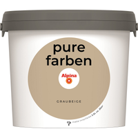 Alpina Wandfarbe 'pure farben' graubeige matt 2,5 l