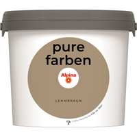 Alpina Wandfarbe 'pure farben' lehmbraun matt 2,5 l