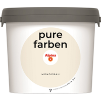 Alpina Wandfarbe 'pure farben' mondgrau matt 2,5 l