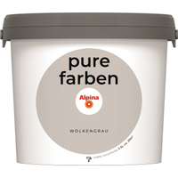 Alpina Wandfarbe 'pure farben' wolkengrau matt 2,5 l