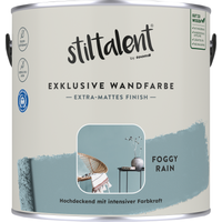 Stiltalent Wandfarbe 'foggy rain' matt 2,5 l