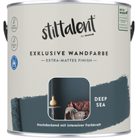 Stiltalent Wandfarbe 'deep sea' matt 2,5 l
