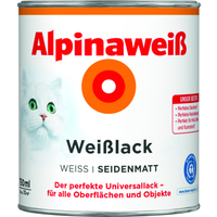 Weißlack 'Alpinaweiß' seidenmatt 750 ml
