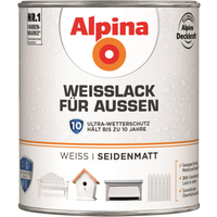 Alpina Weißlack für Außen seidenmatt 750 ml