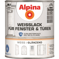 Alpina Weißlack für Fenster und Türen glänzend 750 ml