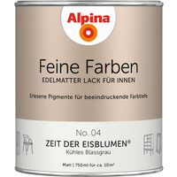 Alpina Feine Farben 'Zeit der Eisblumen' zartgrau matt 750 ml