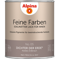 Alpina Feine Farben 'Dichter der Erde' erdbraun matt 750 ml