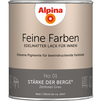 Alpina Feine Farben 'Stärke der Berge' grau matt 750 ml