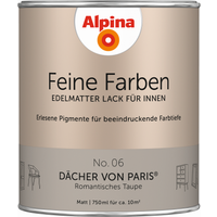 Alpina Feine Farben 'Dächer von Paris' taupe matt 750 ml