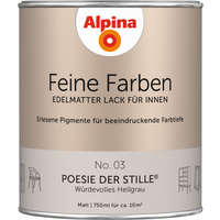 Alpina Feine Farben 'Poesie der Stille' hellgrau matt 750 ml