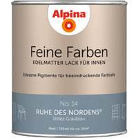 Alpina Feine Farben 'Ruhe des Nordens' graublau matt 750 ml