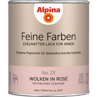 Alpina Feine Farben 'Wolken in Rosé' hellrosa matt 750 ml