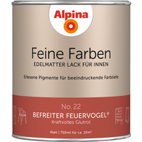 Alpina Feine Farben 'Befreiter Feuervogel' rostrot matt 750 ml