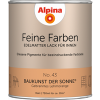 Alpina Feine Farben 'Baukunst der Sonne' orange matt 750 ml