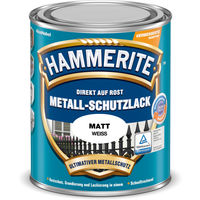 Hammerite Metallschutzlack weiß matt 750 ml