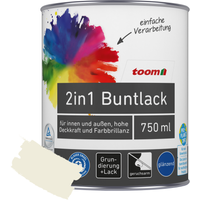2in1 Buntlack 'Eisblume' weiß glänzend 750 ml