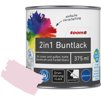 toom 2in1 Buntlack 'Flamingo' rosa glänzend 375 ml