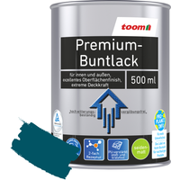 toom Premium-Buntlack petrolfarben seidenmatt 500 ml