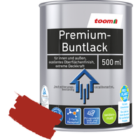 toom Premium-Buntlack feuerrot seidenmatt 500 ml